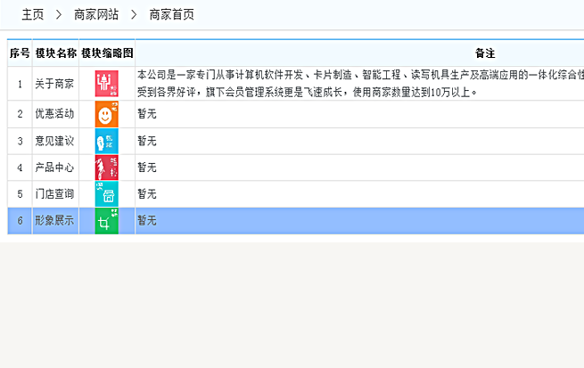 商家首頁